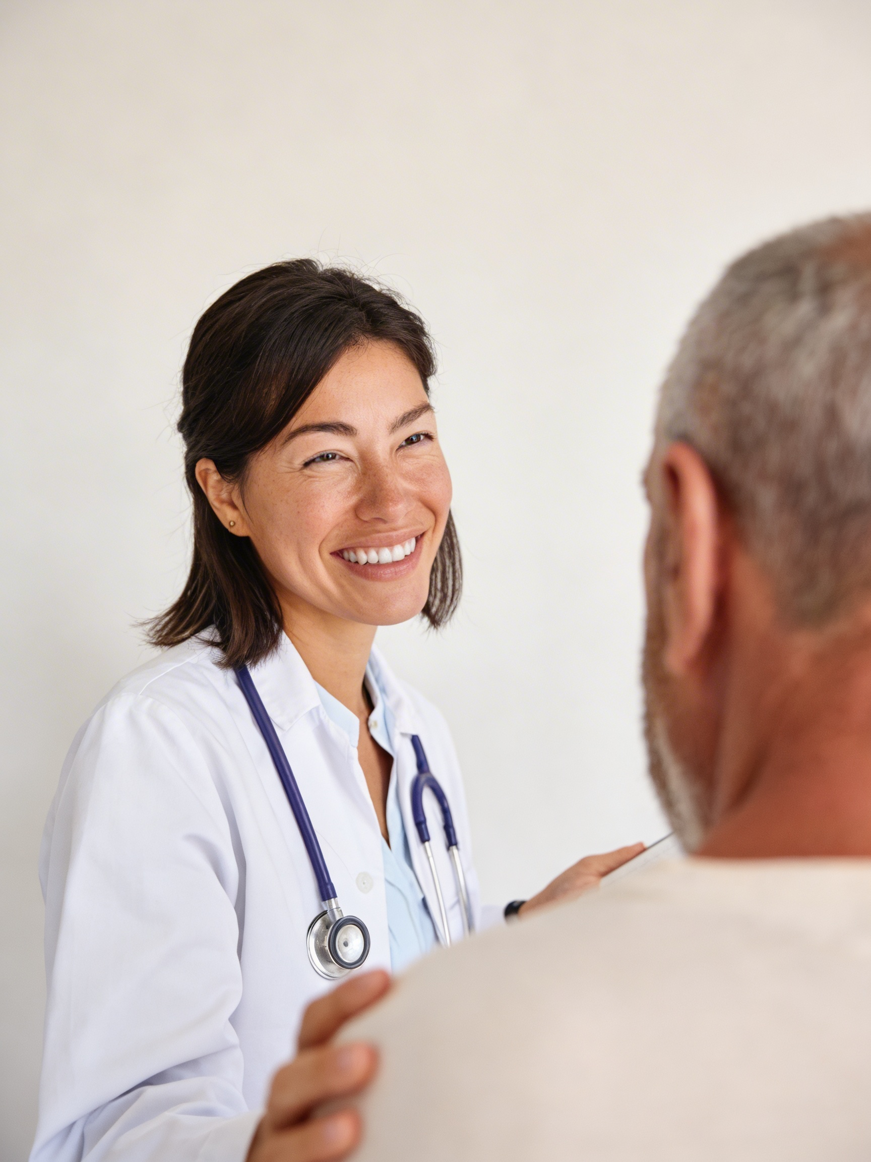 Treatment being administered